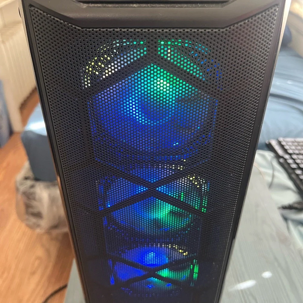 Gaming PC with RGB Lighting